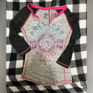 Sold American Fighter 3/4 sleeve top